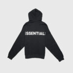 Fear Of God Essentials 3M Logo Pullover Hoodie Black