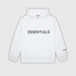 Fear of God Essentials Pull-Over Hoodie Applique Logo White